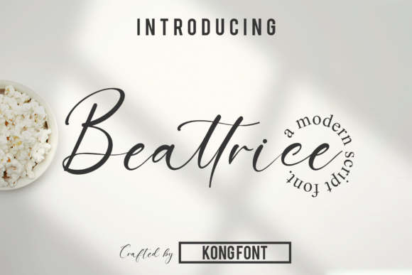 Beattrice: A Script Font That Adds Instant Personality