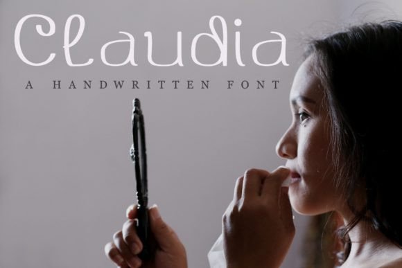 Claudia: The Handwritten Script Font for Modern Creatives