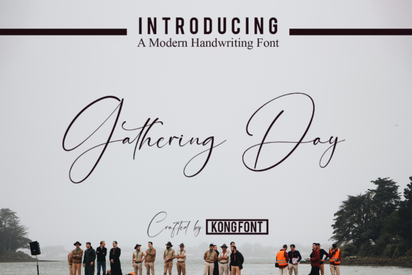 Gathering Day Font: A Romantic Script for Modern Projects