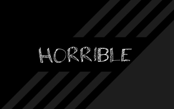 Horrible Font: A Handwritten Typeface for Authentic Designs