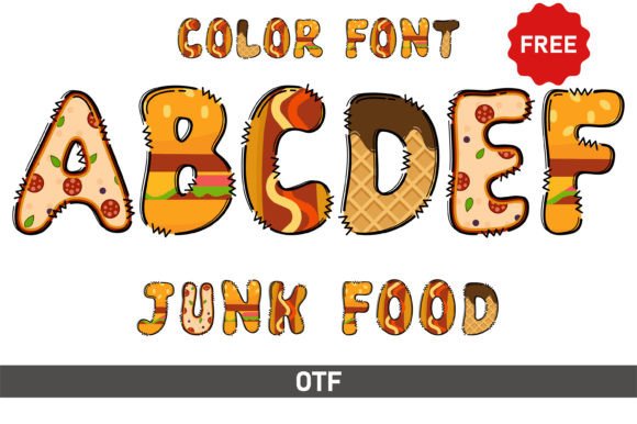Junk Food Font: A Bold Choice for Playful Branding