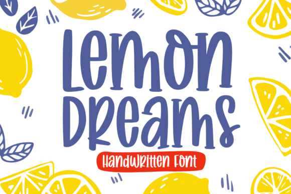 Lemon Dreams: A Bouncy Handwritten Font for Creative Projects