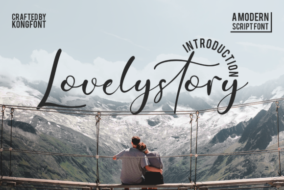 Lovelystory: A Modern Script for Crafters & Designers