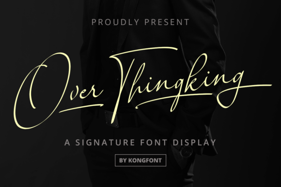 Over Thingking: The Playful Script Font for Creative Projects