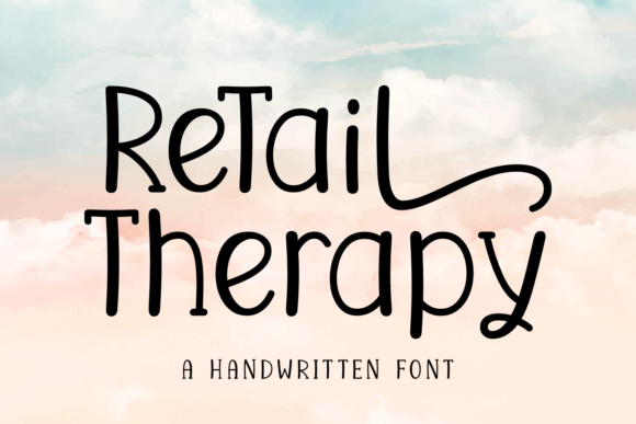 Retail Therapy: The Handwritten Font for Modern Elegance