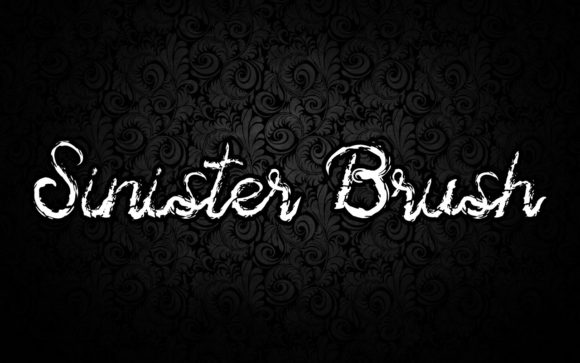 Sinister Brush: A Playful Handwritten Font for Creative Projects