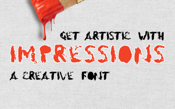 Unleash the Shadows: Designing with the Impressions Typeface