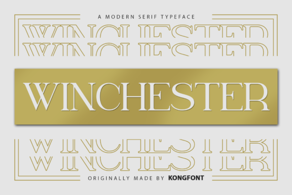 Winchester: A Serif Font That Commands Attention